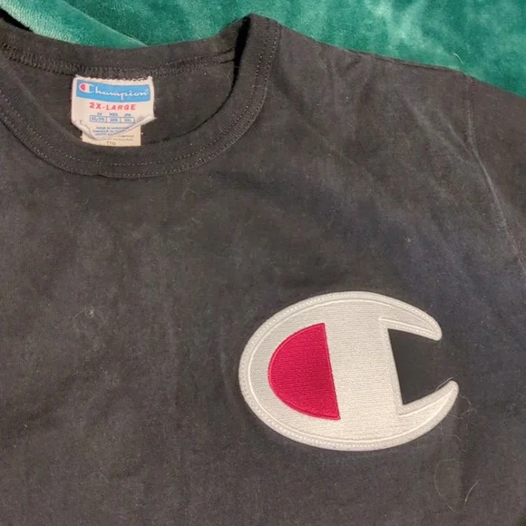 5 for $30 - Big C patch vintage 90s t-shirt - Picture 3 of 6